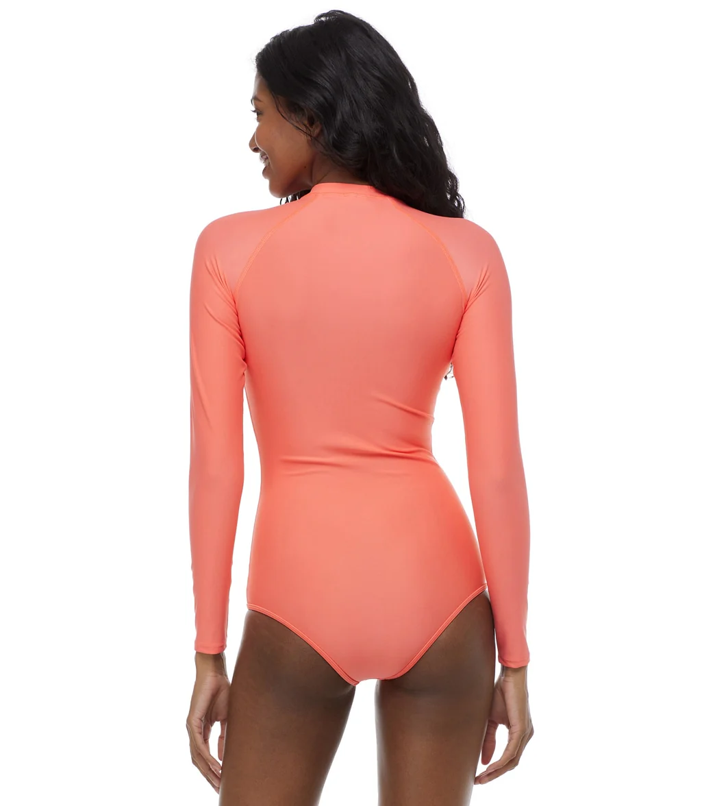 Body Glove Women's Smoothies Chanel Long Sleeve One Piece Swimsuit - Image 57
