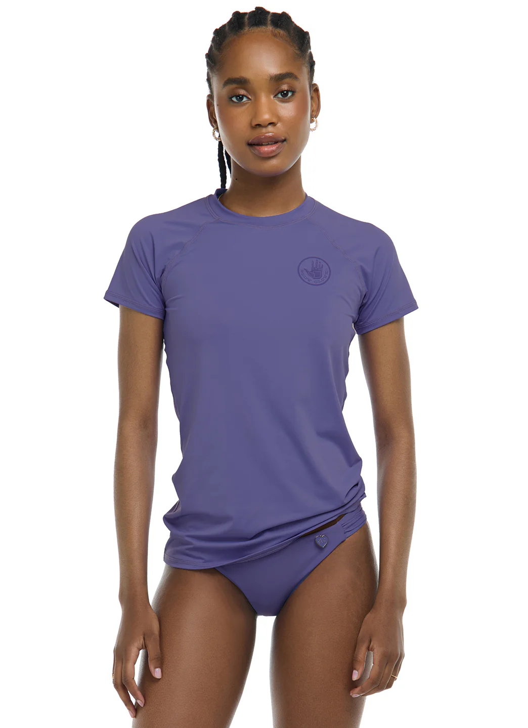 Body Glove Women's Smoothies In Motion Short Sleeve Rashguard - Image 26