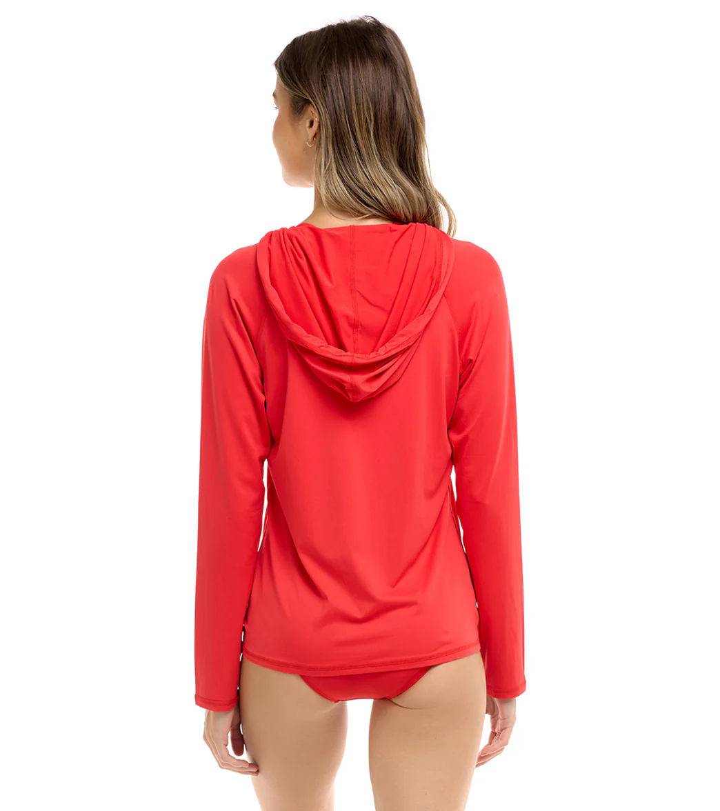 Body Glove Women's Smoothies Mandie Hoodie Rash Guard - Image 15