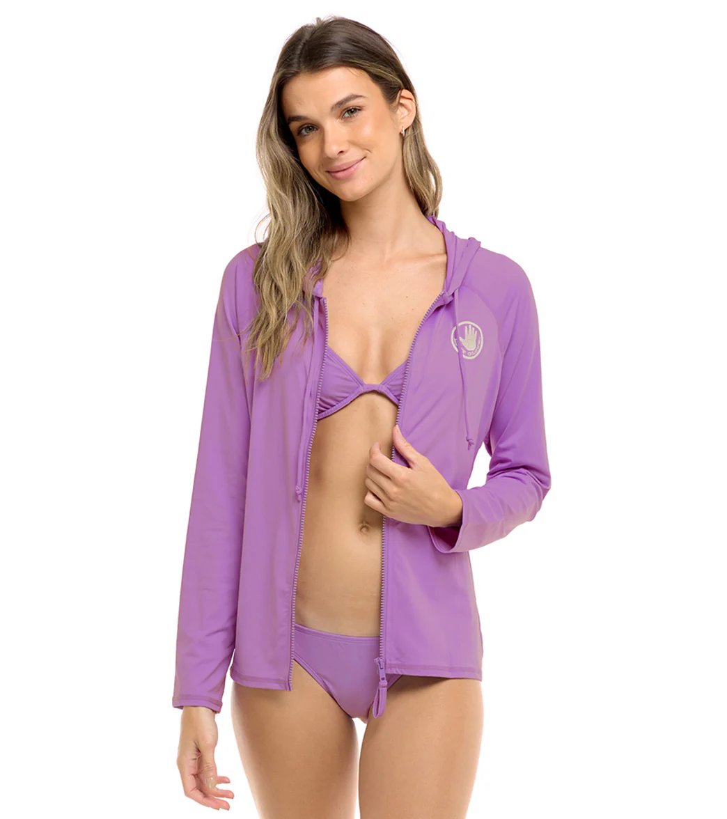 Body Glove Women's Smoothies Mandie Hoodie Rash Guard - Image 4