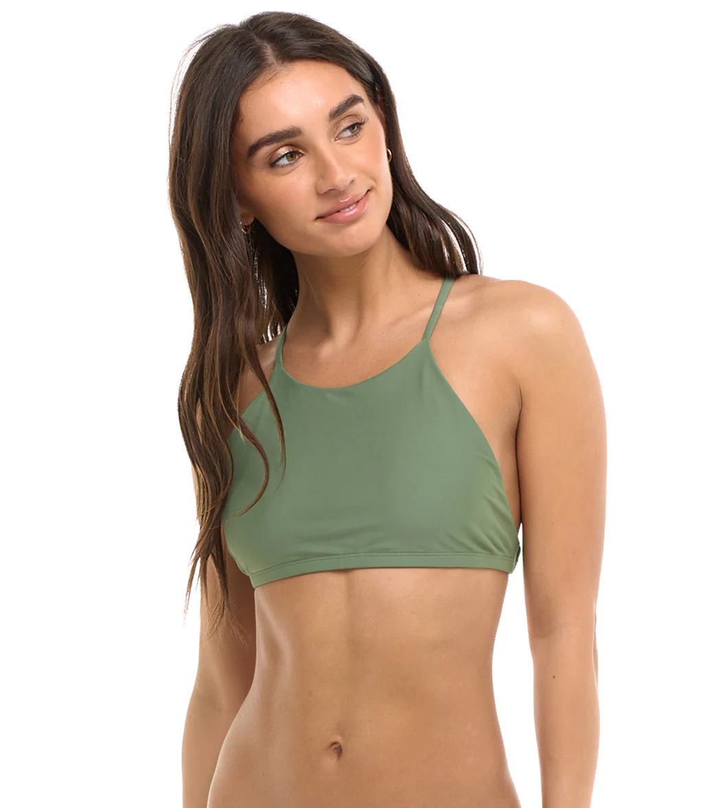 Body Glove Women's Smoothies Shadow Alesha High Neck Bikini Top - Image 20