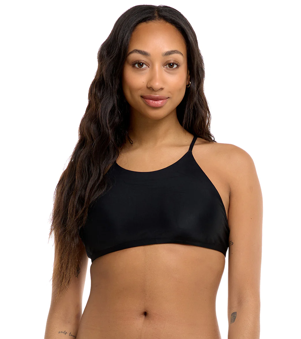 Body Glove Women's Smoothies Shadow Alesha High Neck Bikini Top - Image 21