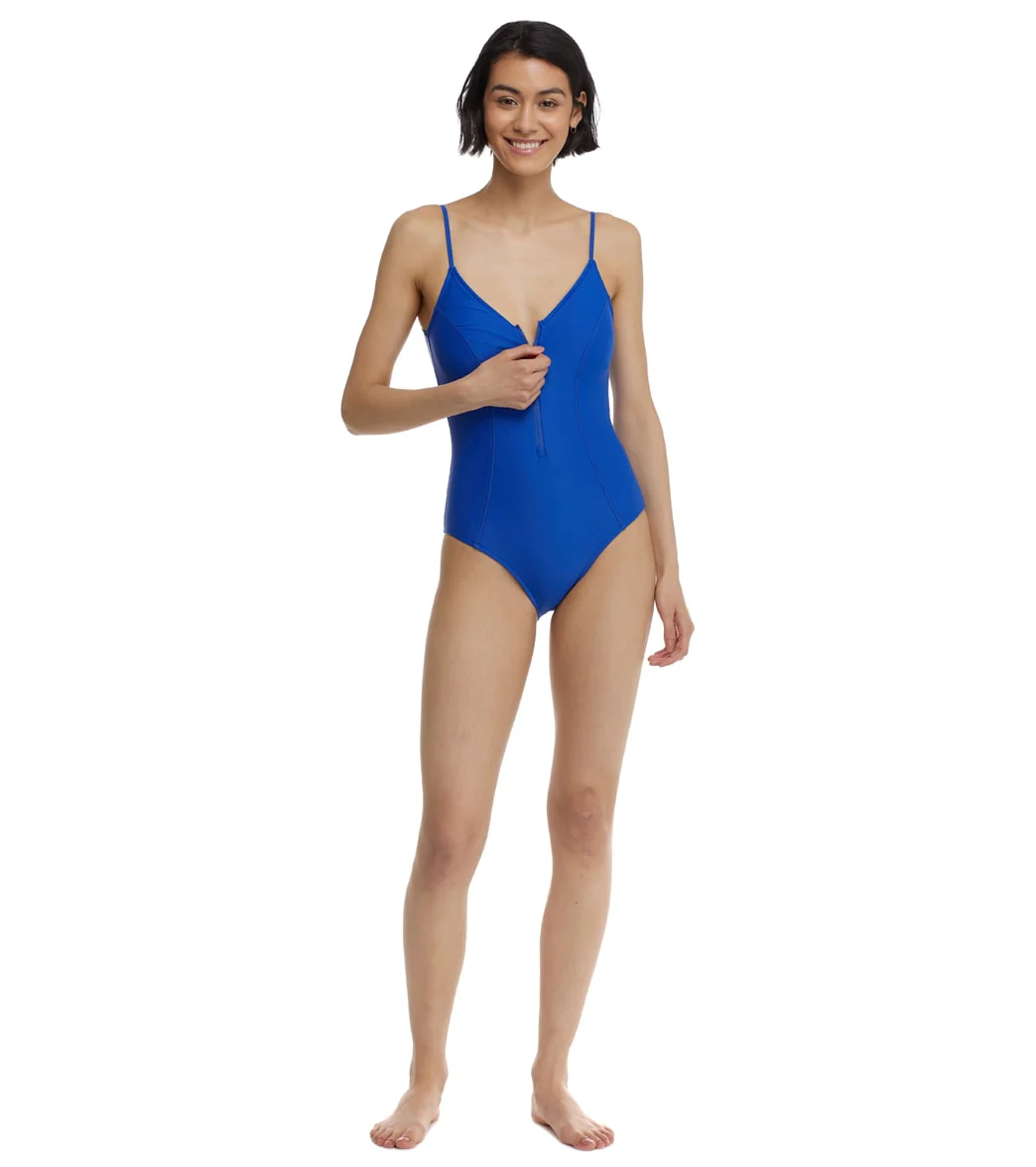 Body Glove Women's Smoothies Skylar Zip One Piece Swimsuit - Image 16