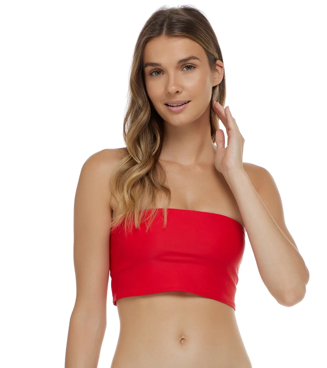 Body Glove Women's Smoothies Sunrise Crop Bandeau Bikini Top - Image 6