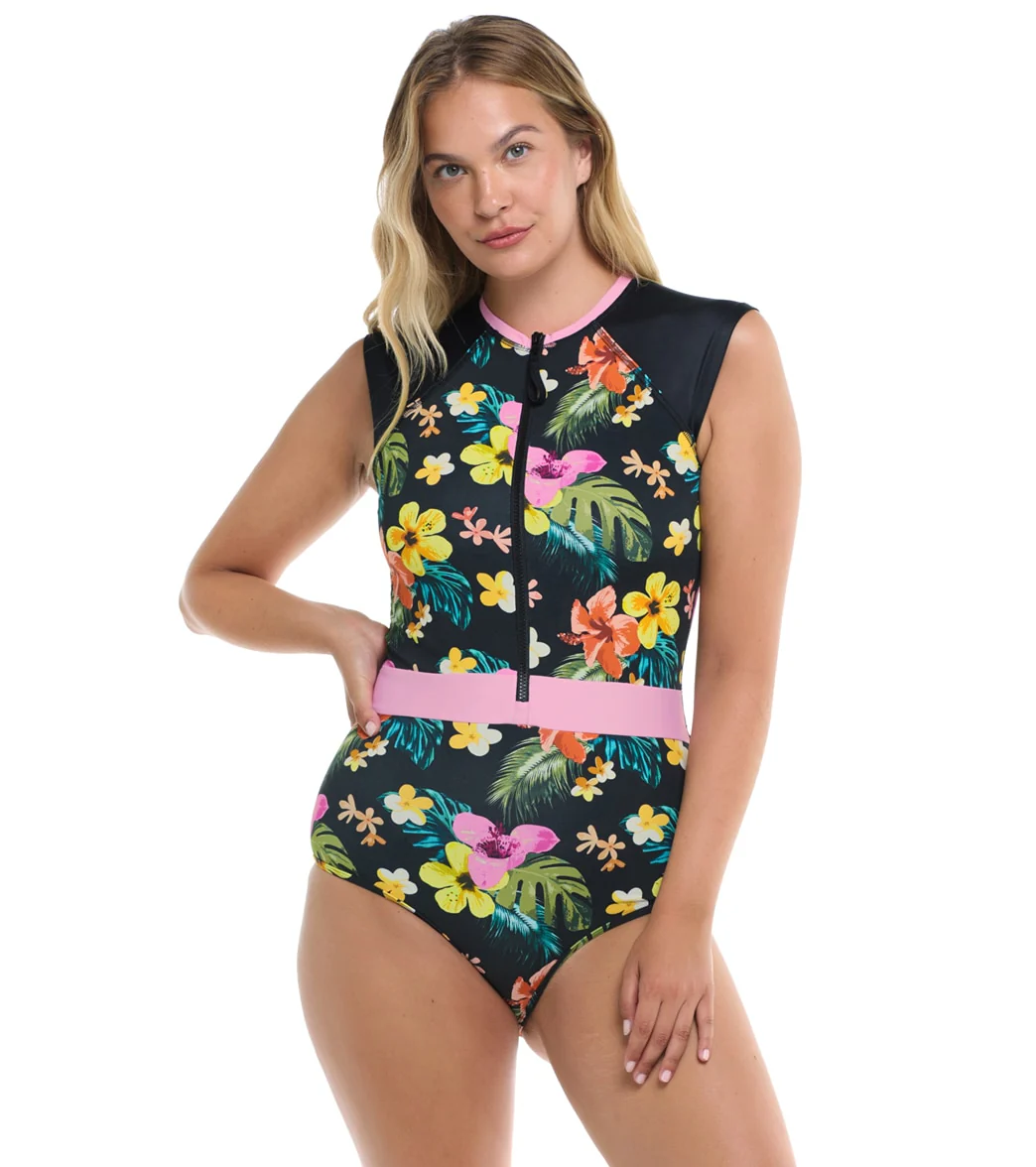 Body Glove Women's Tropical Island Stand Up One Piece Swimsuit (Paddle Suit) - Image 5