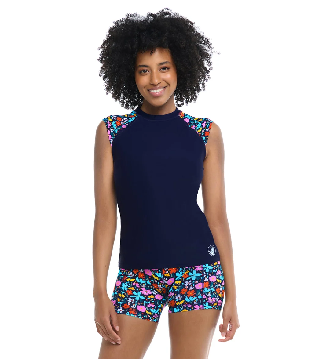 Body Glove Women's Vivid Field Exhale Short Sleeve UPF 50 Rashguard - Image 5