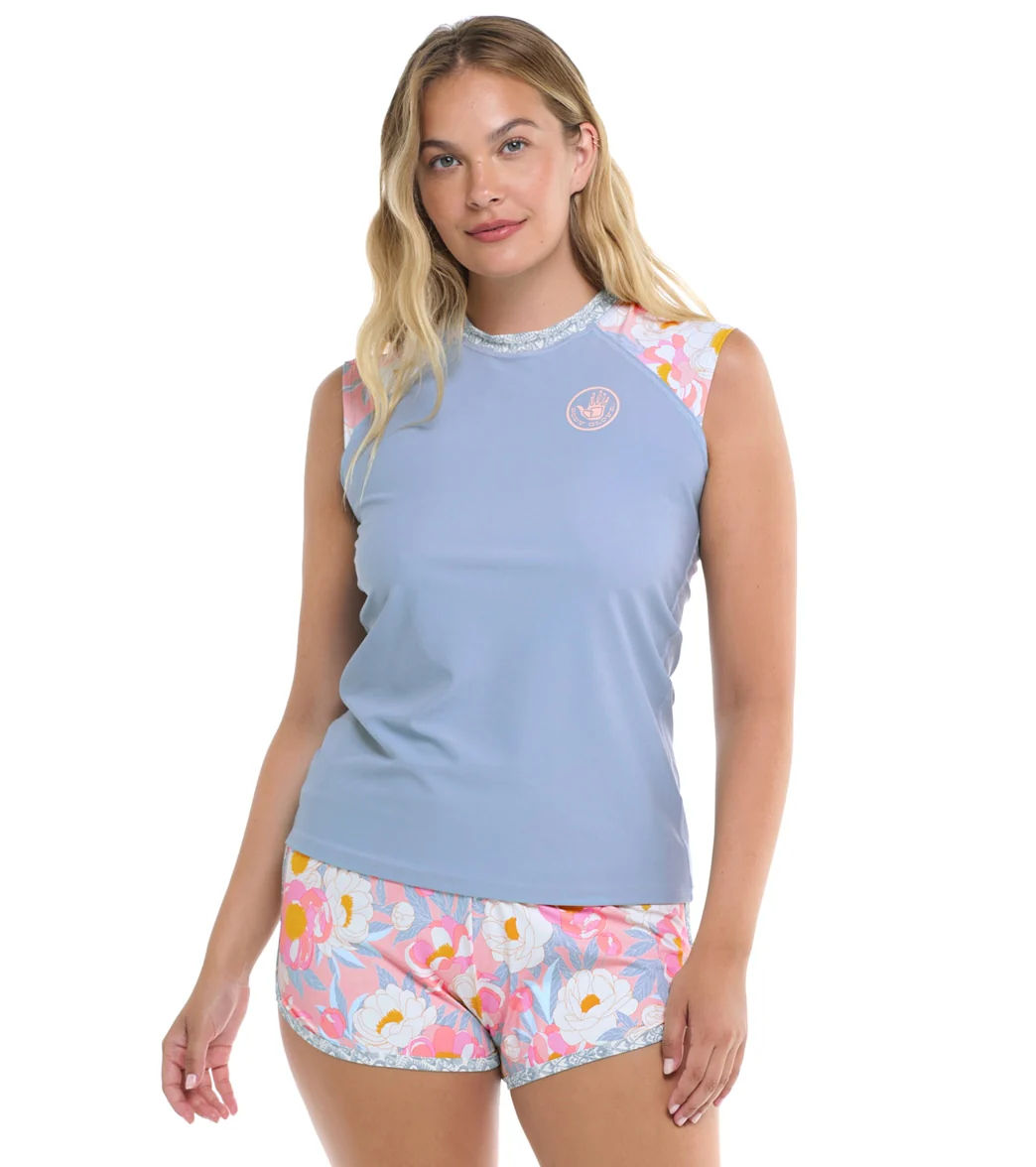 Body Glove Women's Wayta Exhale Short Sleeve UPF 50 Rash Guard - Image 6