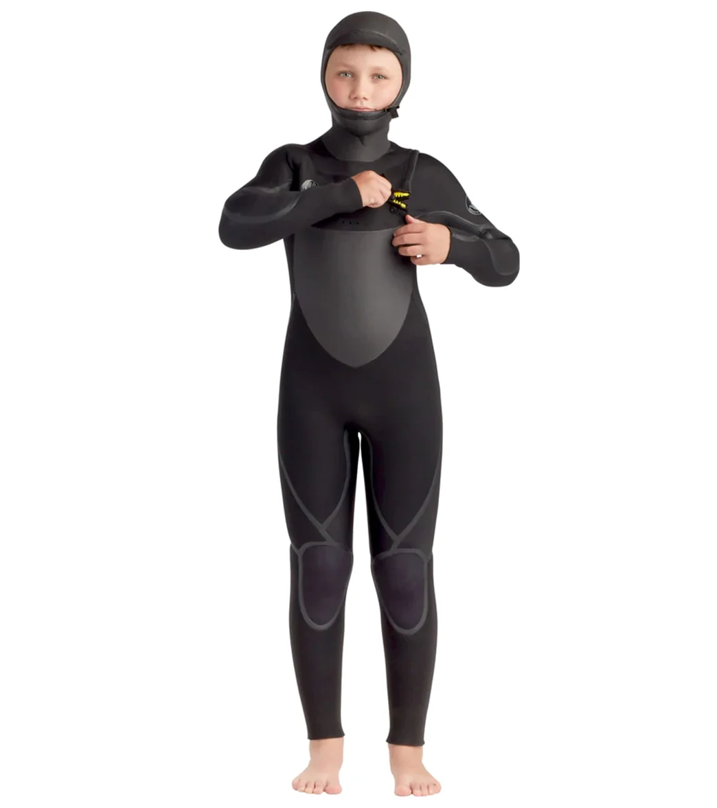 Body Glove Youth Phoenix 5/4/3mm Hooded Chest Zip Full Wetsuit - Image 5