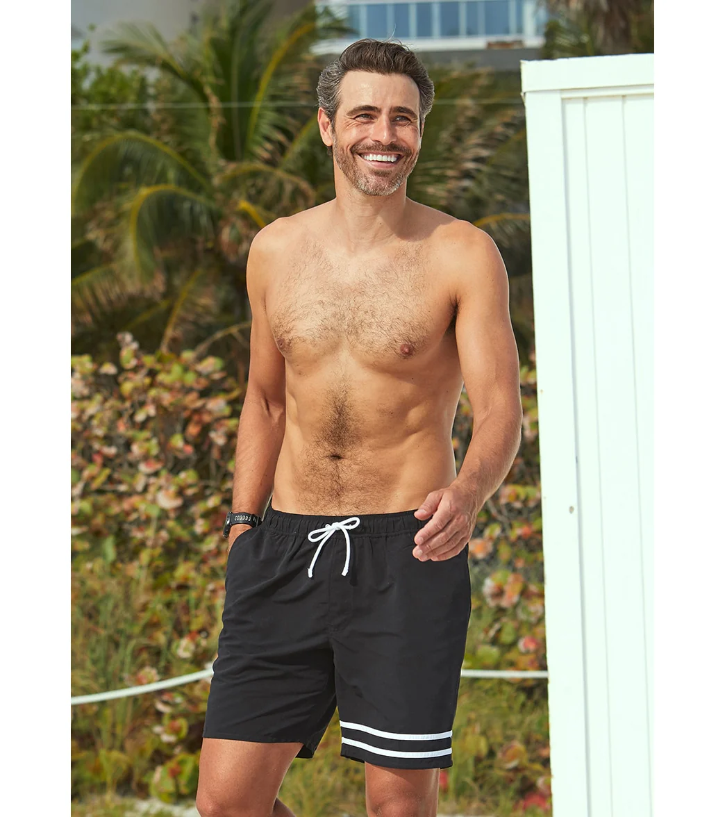 Cabana Life Men's Solid Swim Trunk - Image 4