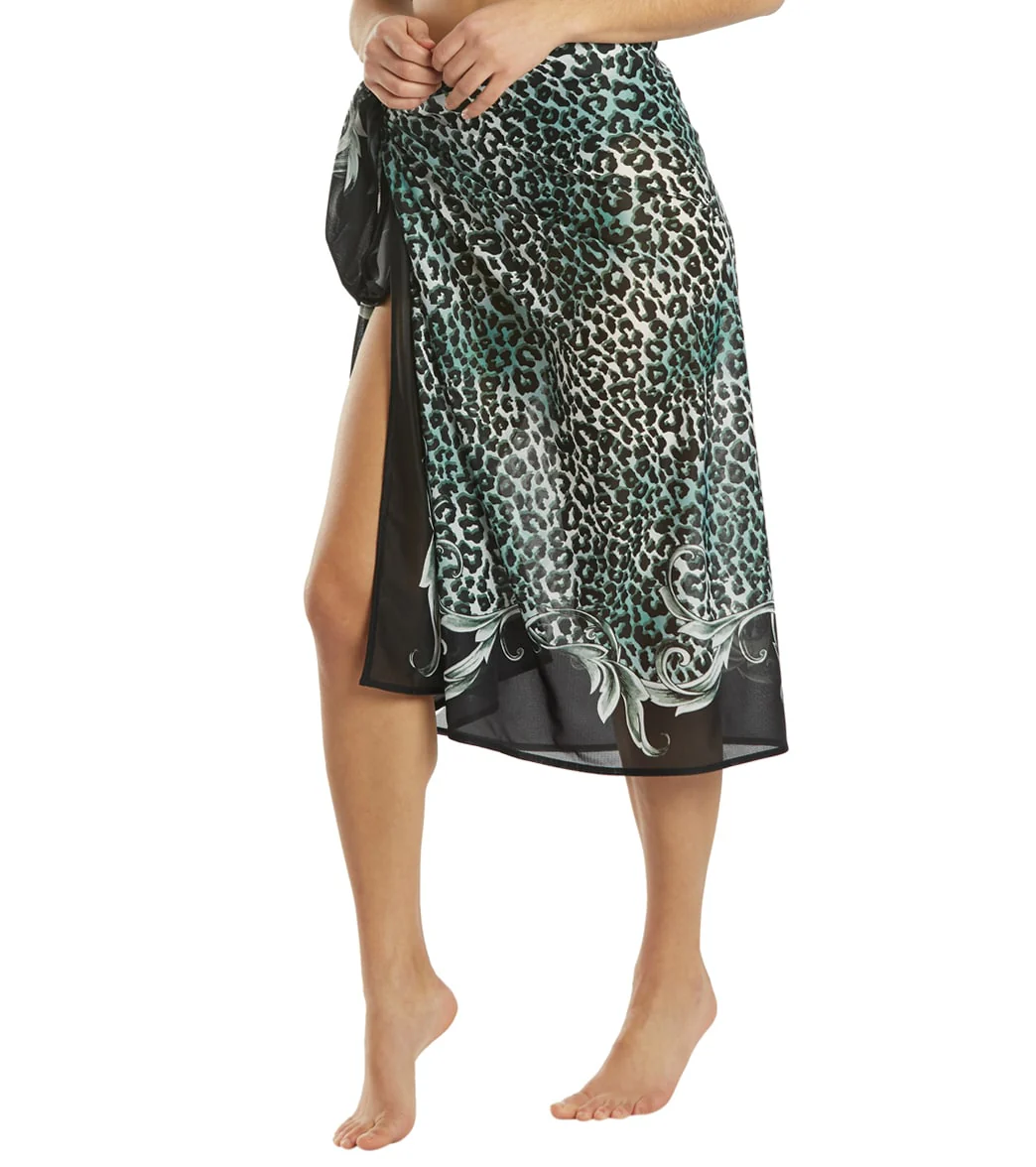 Carmen Marc Valvo Women's Isola Jaguar Pareo - Image 5