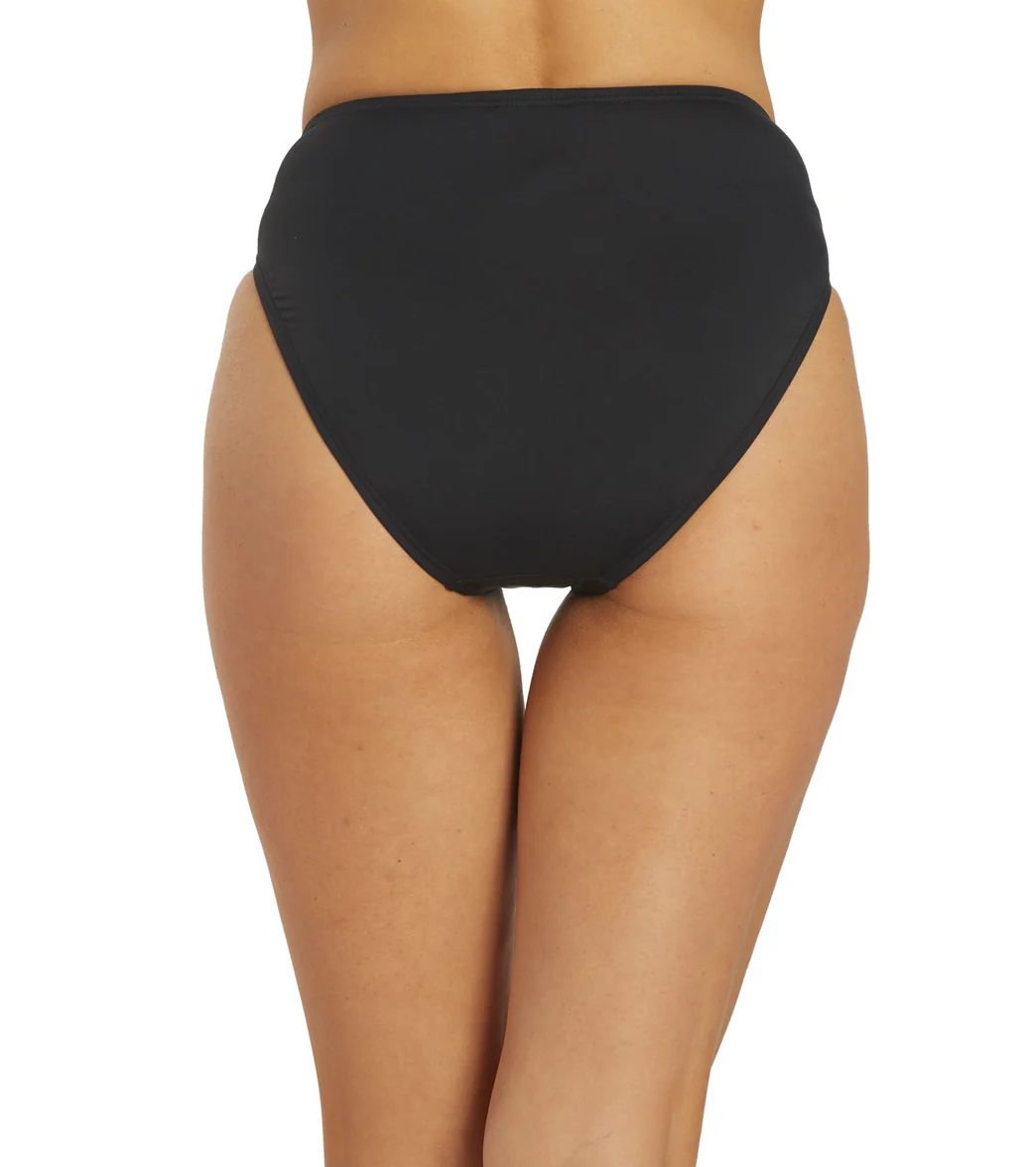 Carmen Marc Valvo Women's Twisted Tides High Waist Bikini Bottom - Image 10