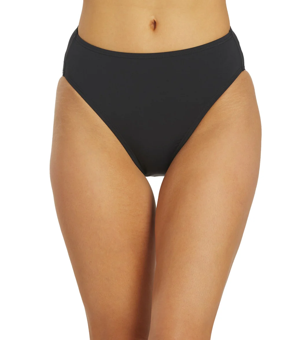 Carmen Marc Valvo Women's Twisted Tides High Waist Bikini Bottom - Image 14