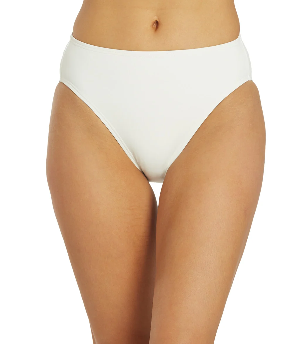 Carmen Marc Valvo Women's Twisted Tides High Waist Bikini Bottom - Image 7