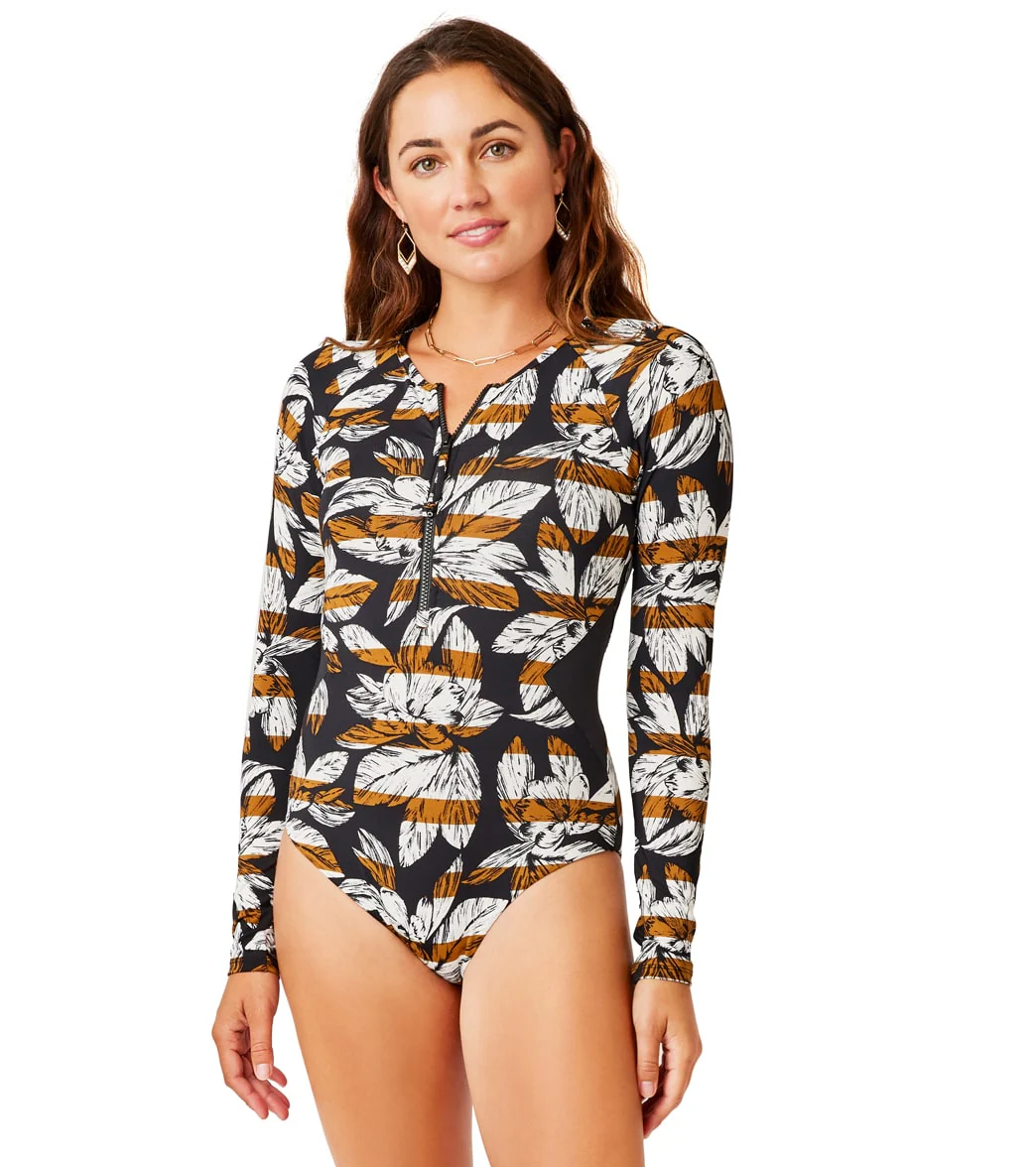 Carve Designs Women's Long Sleeve All Day One Piece Swimsuit - Image 10