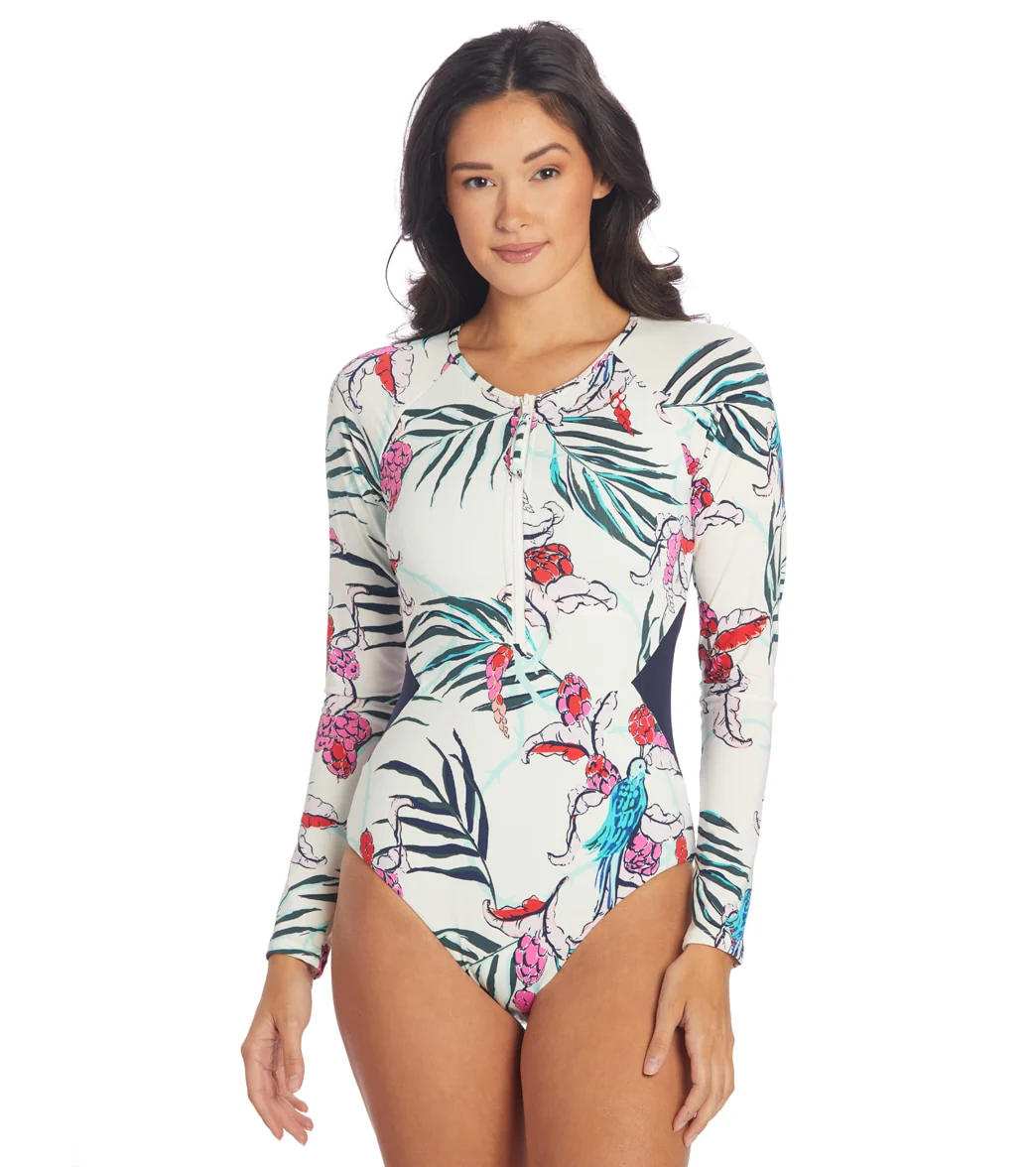 Carve Designs Women's Long Sleeve All Day One Piece Swimsuit - Image 24