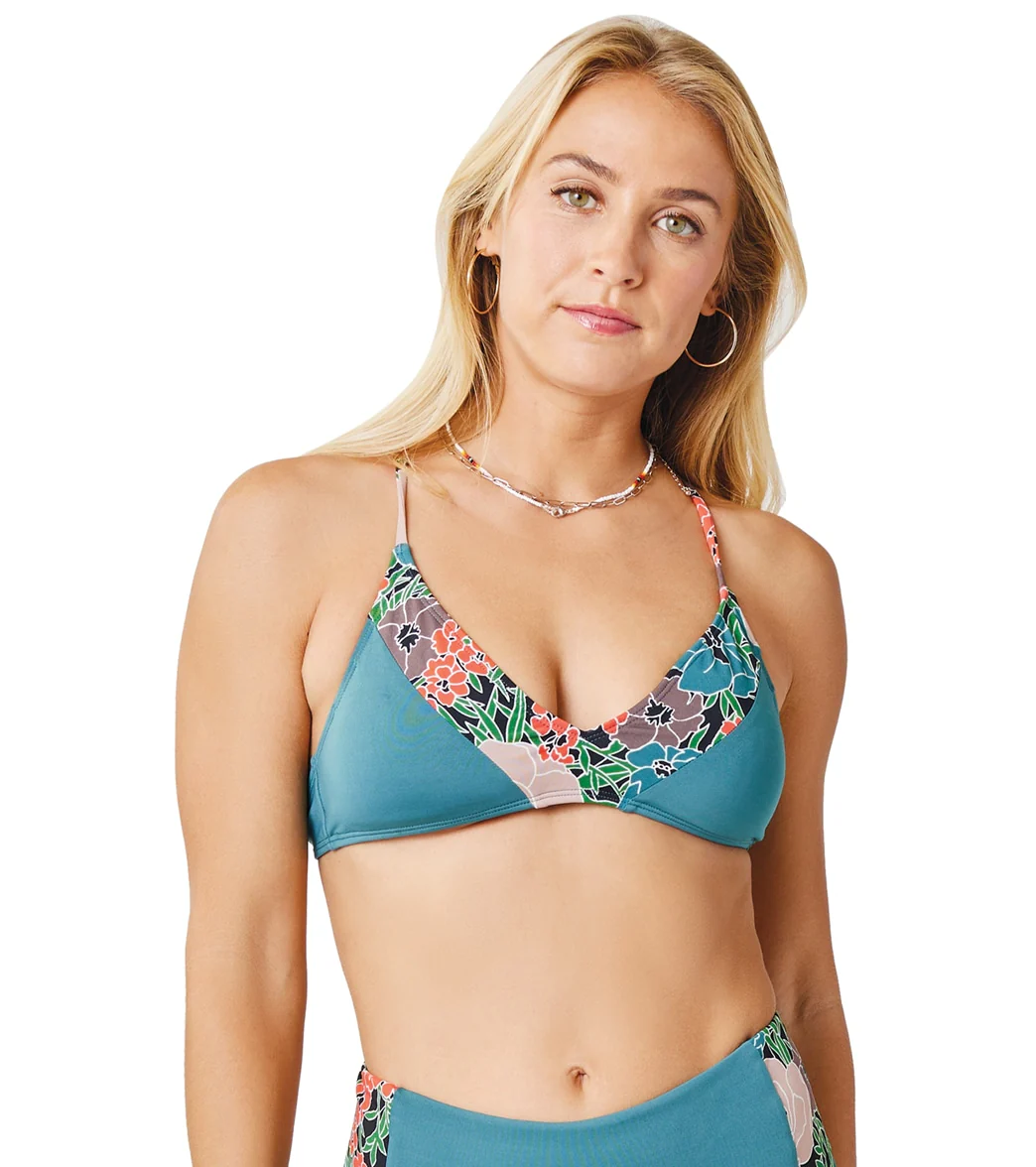 Carve Designs Women's Tamarindo Colorblock Bikini Top - Image 14