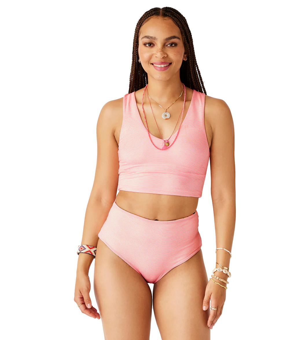 Carve Designs Women's Tofino Longline Bikini Top - Image 11