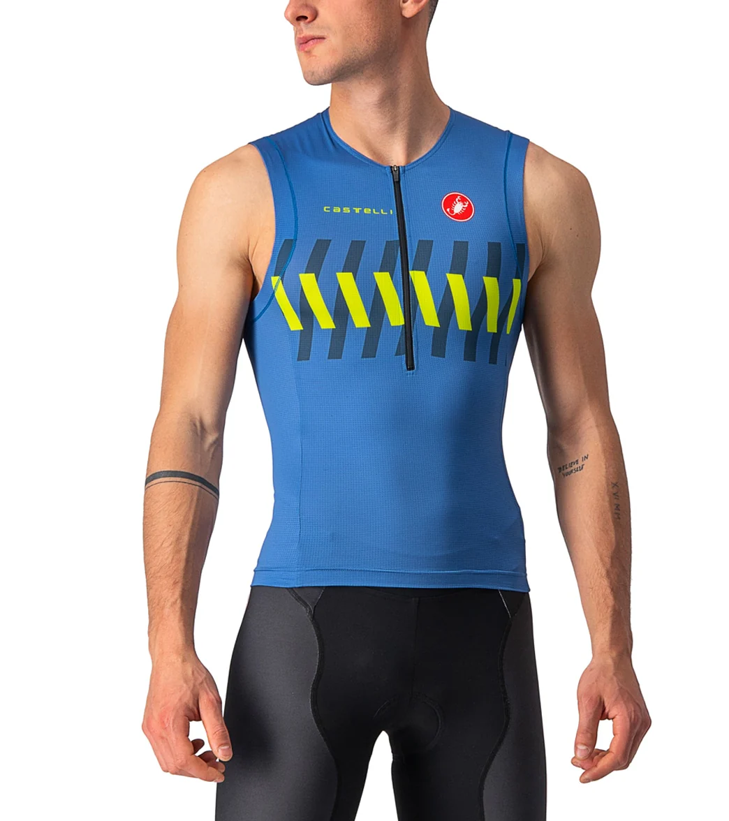 Castelli Men's Free Tri 2 Sleeveless Top - Image 9