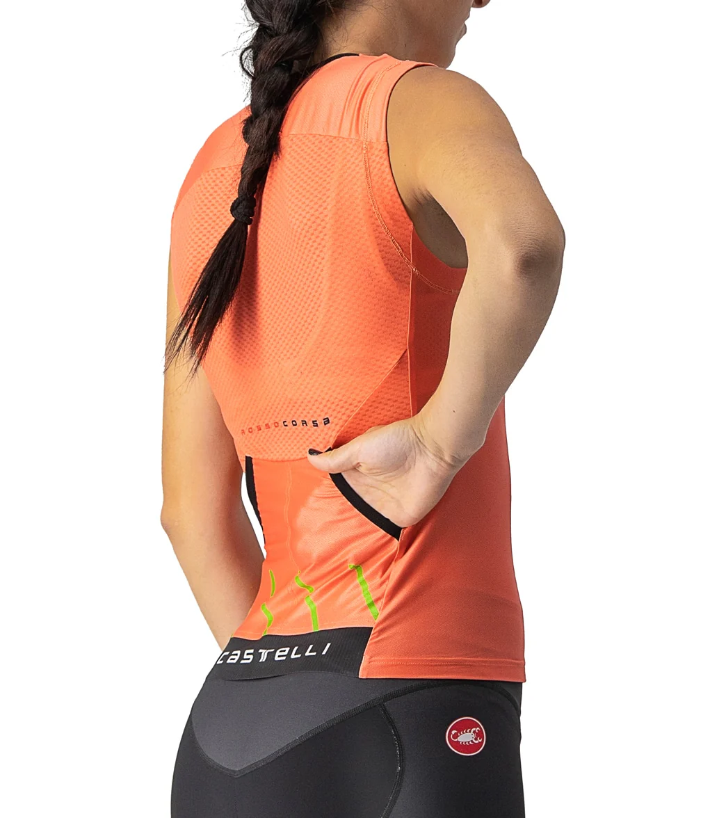 Castelli Women's Free 2 Tri Singlet Sleeveless Top - Image 3