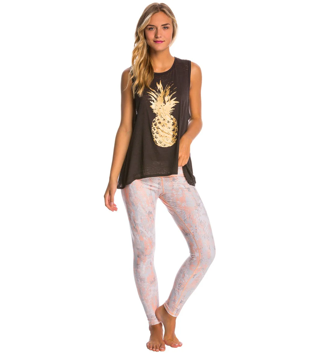 Chaser Golden Pineapple Yoga Shirt - Image 4
