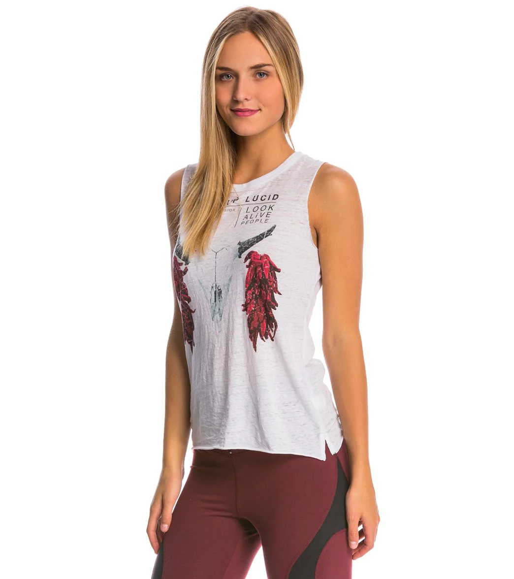 Chaser Look Alive Yoga Muscle Tank - Image 2