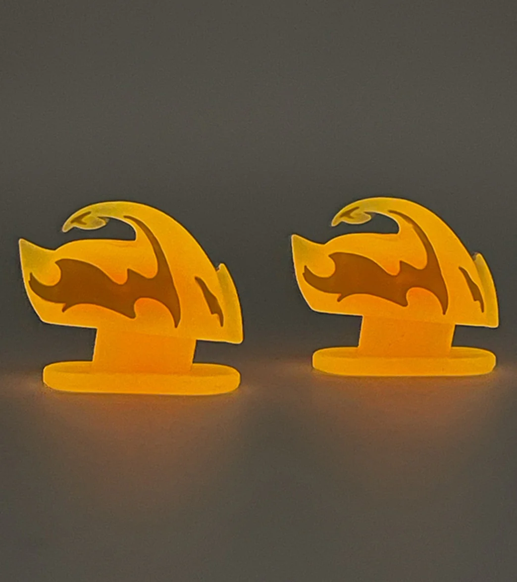 Cloudsharks Fire Fin Charms - Image 3