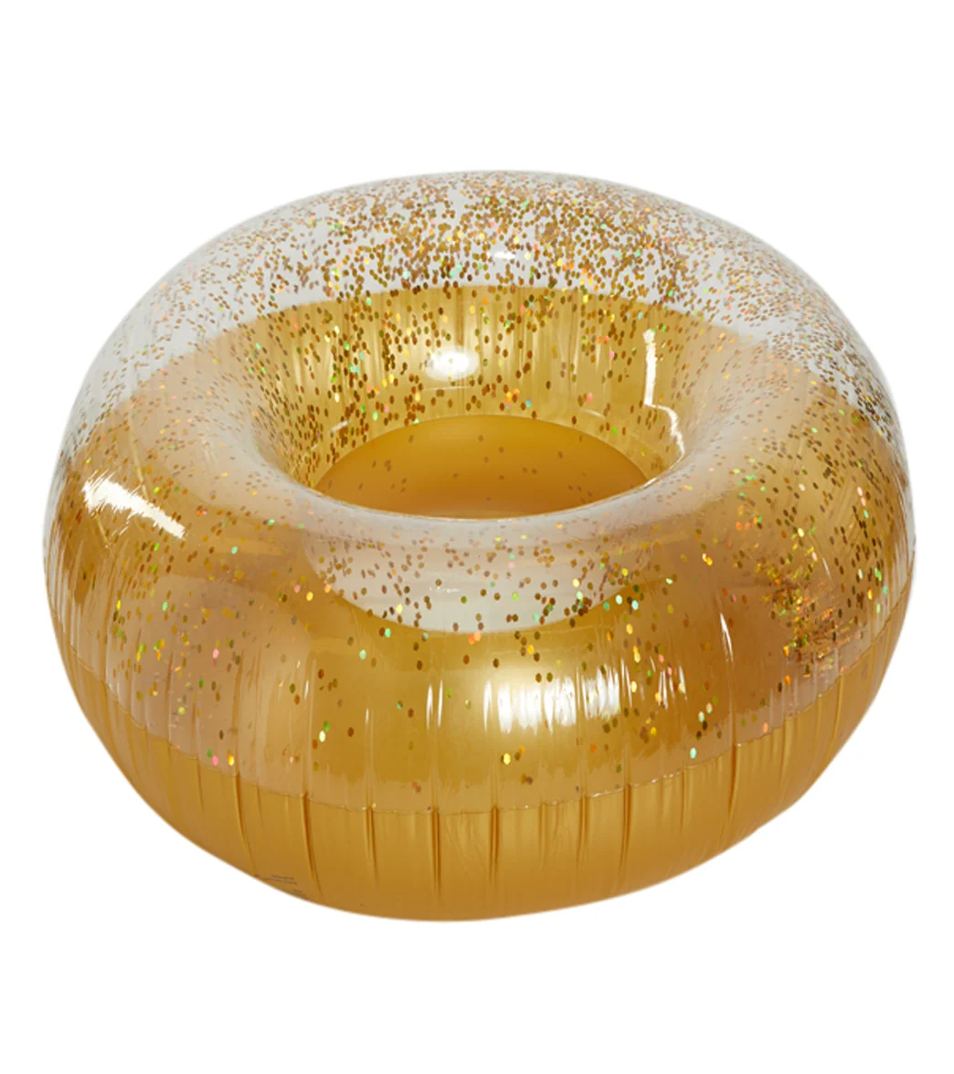 ClubSwim Deluxe Inflatable Pool Swim Tube with Holographic Glitter 41" - Image 6