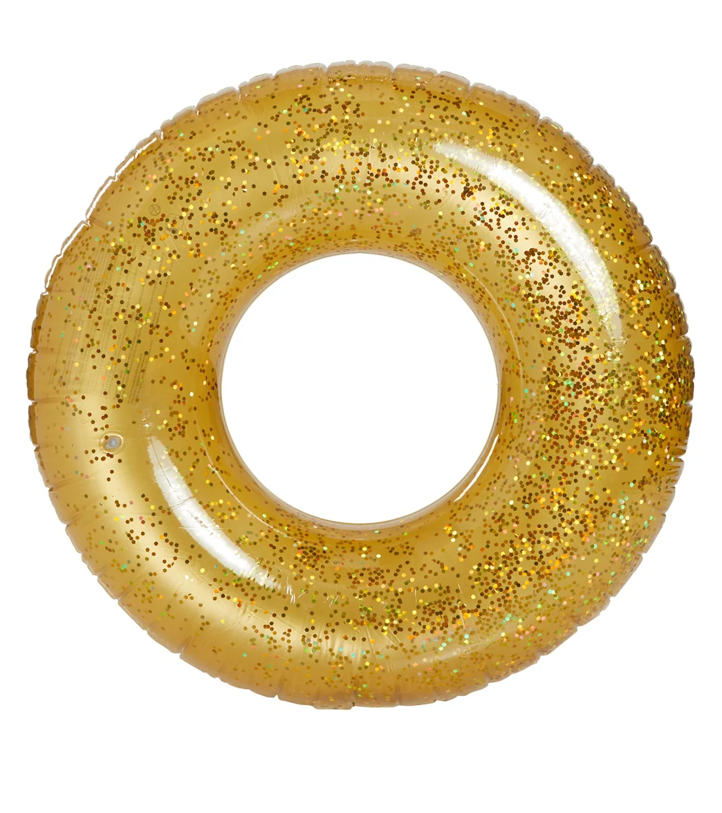 ClubSwim Deluxe Inflatable Pool Swim Tube with Holographic Glitter 41" - Image 9