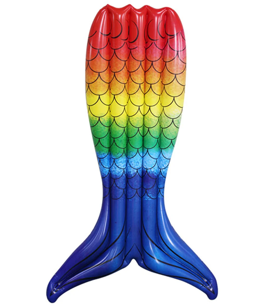 ClubSwim Rainbow Mermaid Inflatable Pool Float Lounger 69"