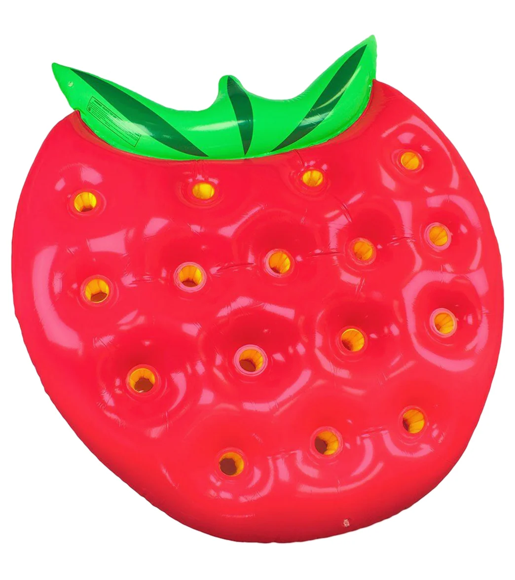 ClubSwim Strawberry Inflatable Pool Float Lounger 64"