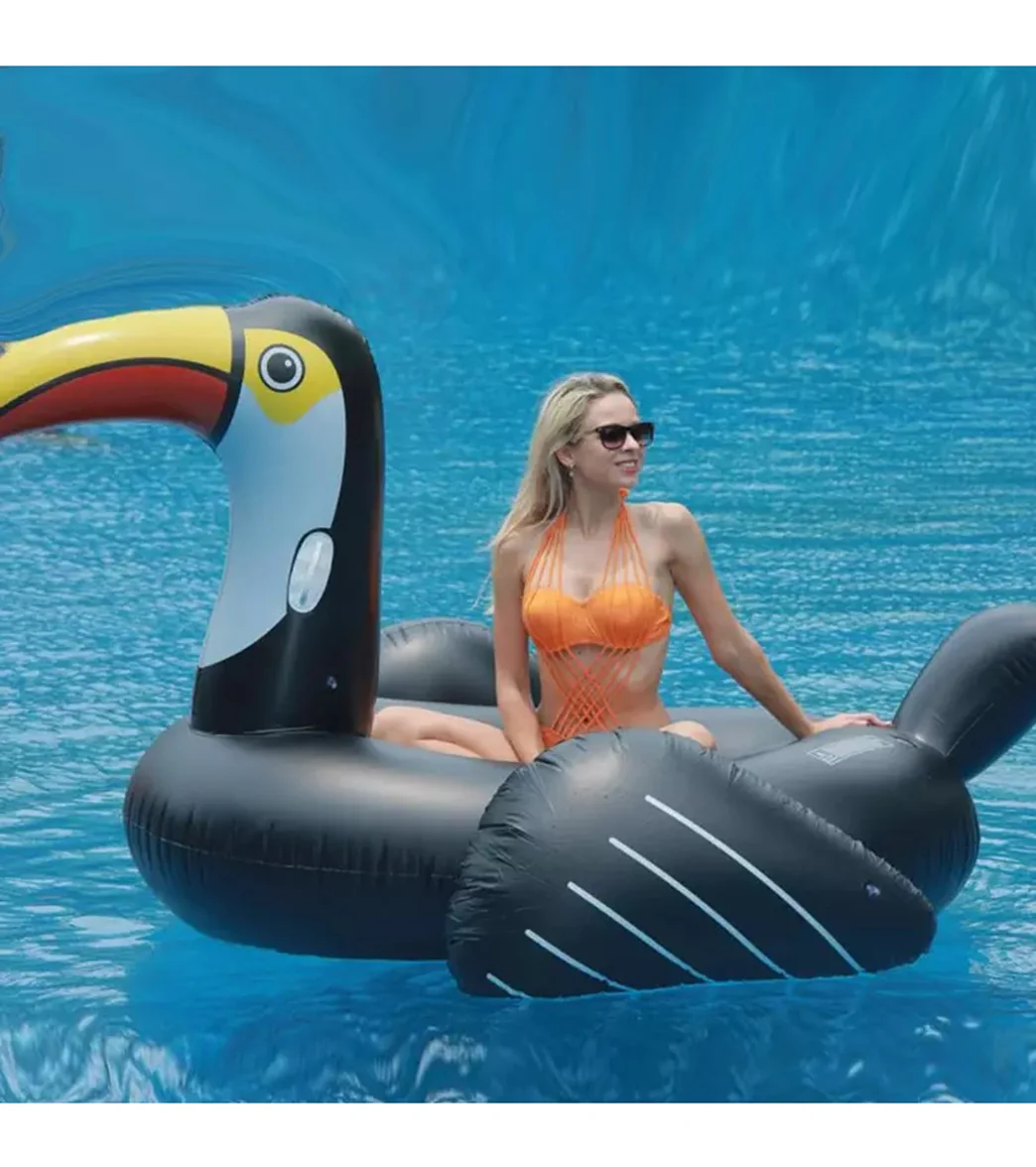 ClubSwim Toucan Inflatable Pool Swim Float 69" - Image 2