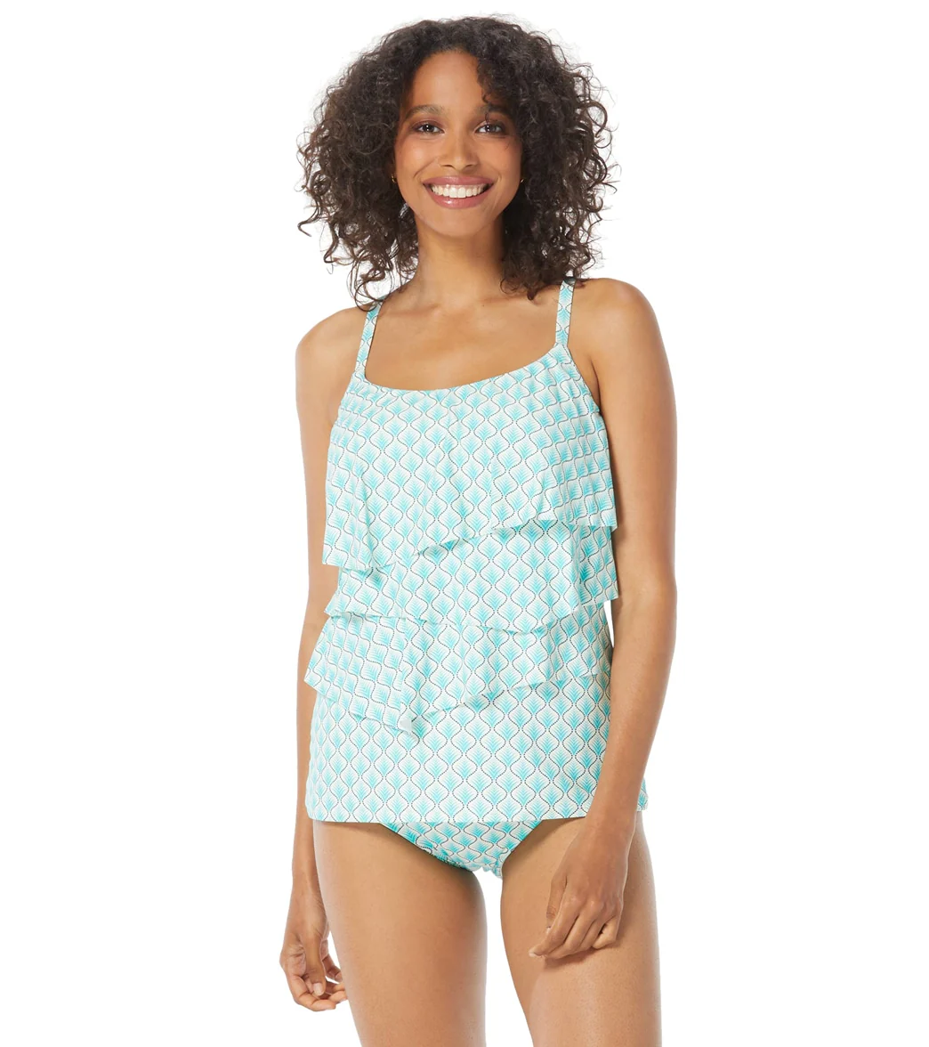Coco Reef Women's Siren Aura Ruffle Bra sized Tiered Tankini Top (C/D/DD/E/F Cup) - Image 7