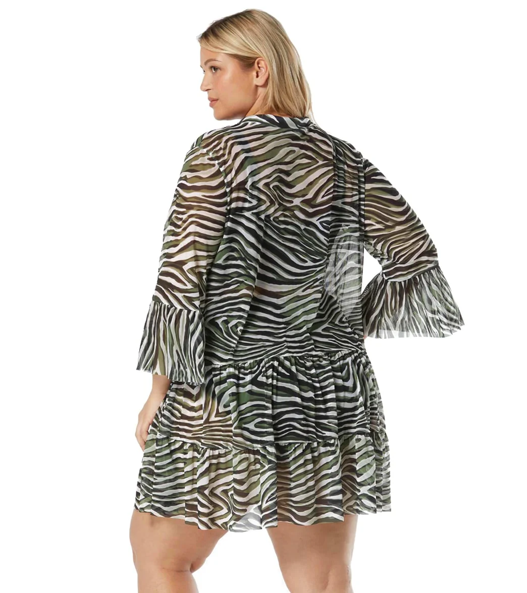 Coco Reef Women's Wild Zebra Enchant Cover Up Dress - Image 2