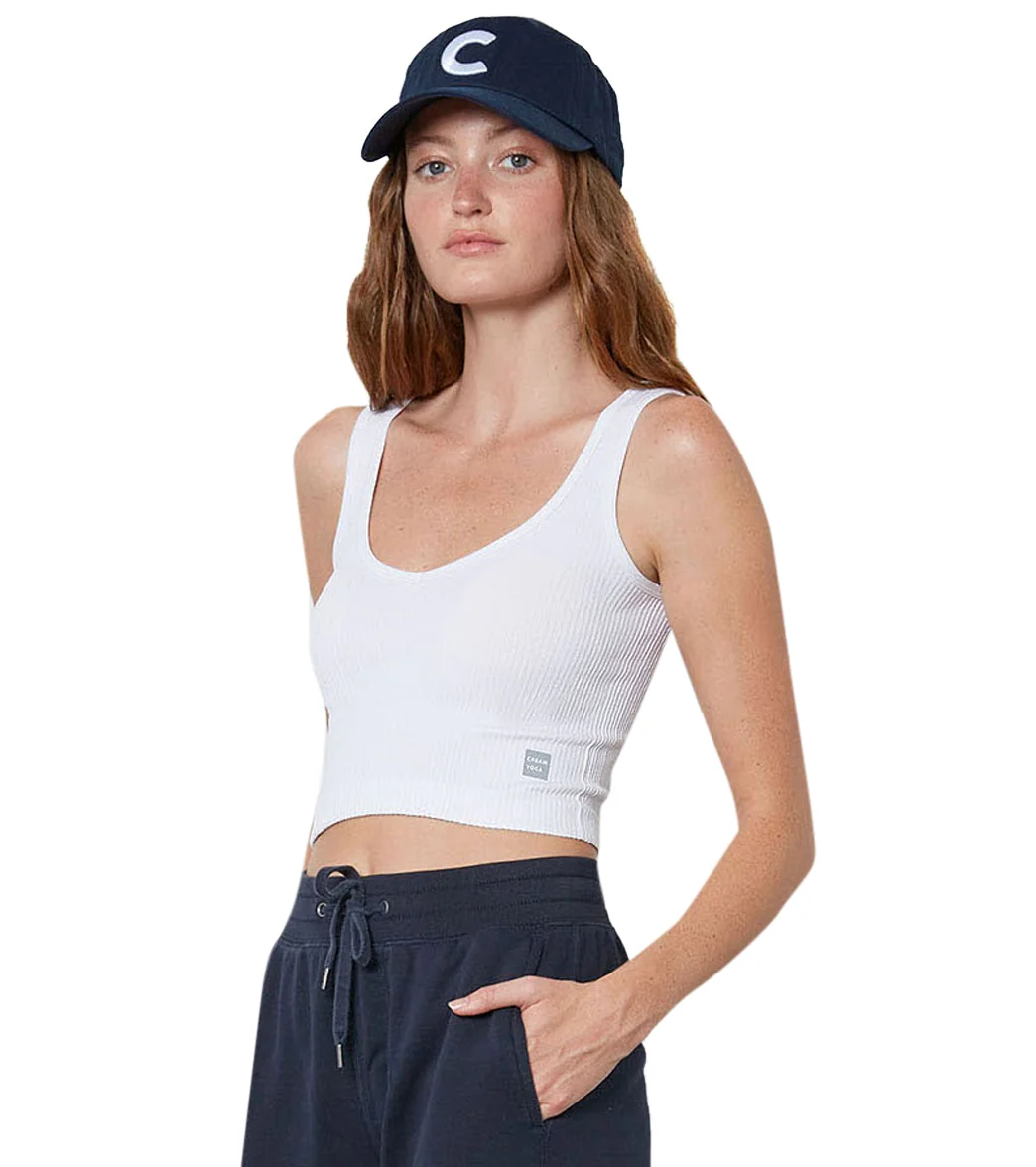 Cream Yoga Cindy Tank Top - Image 7