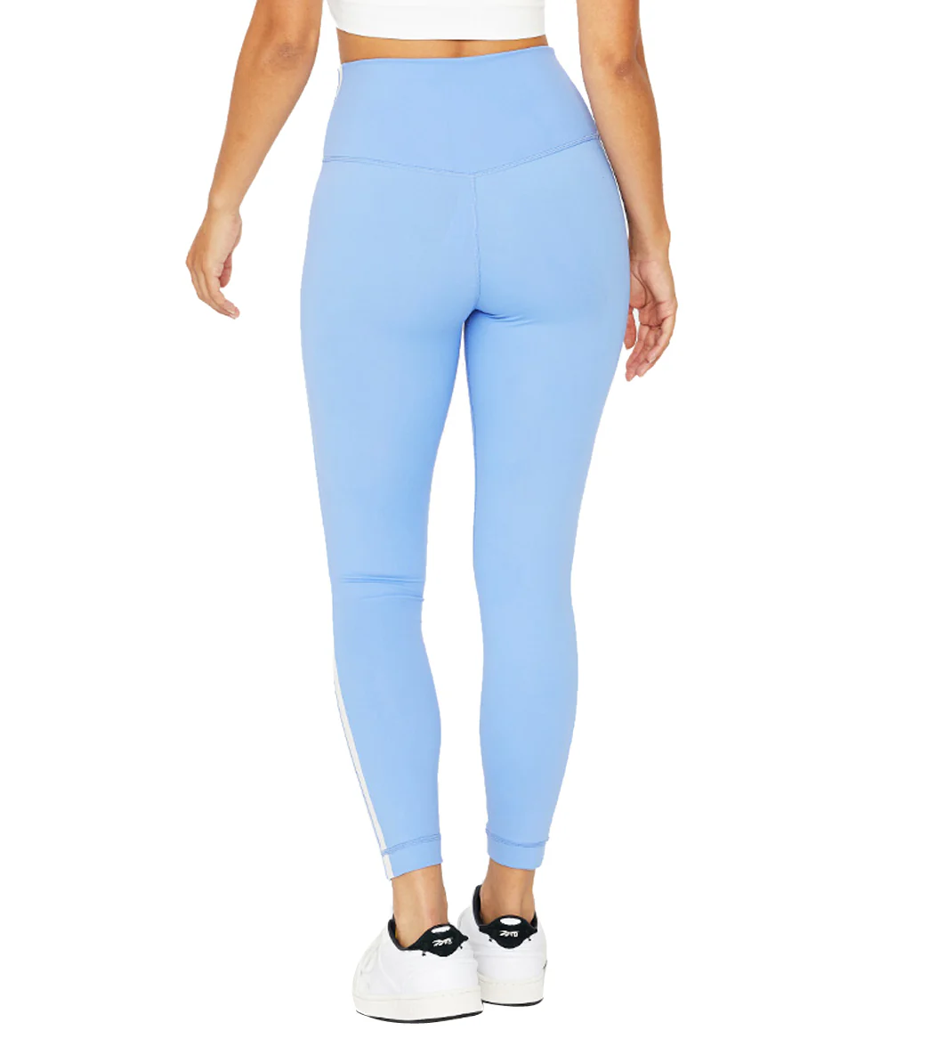 Cream Yoga Hana 7/8 Side Stripe Legging - Image 2