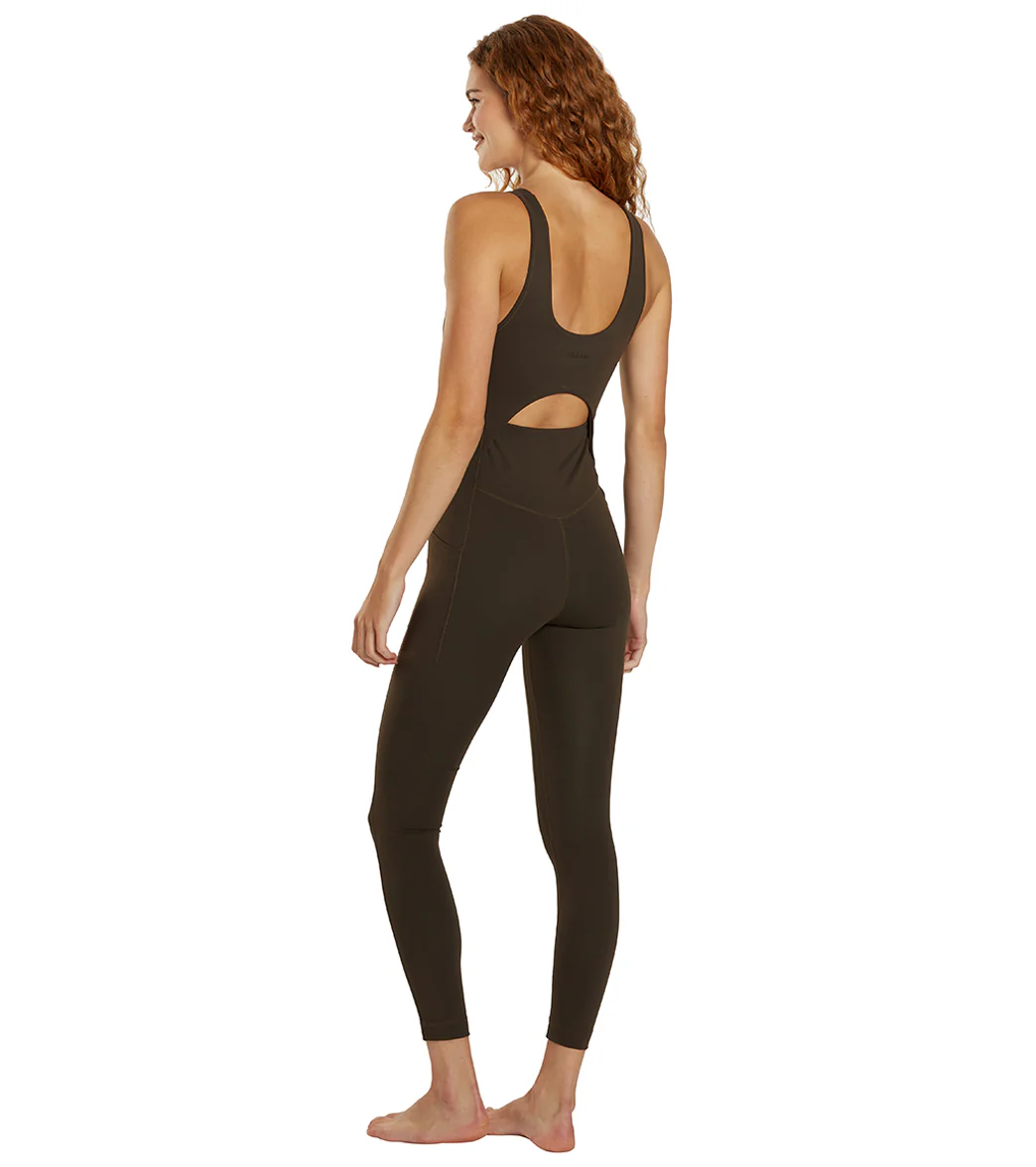 Cream Yoga Heather Jumpsuit - Image 4