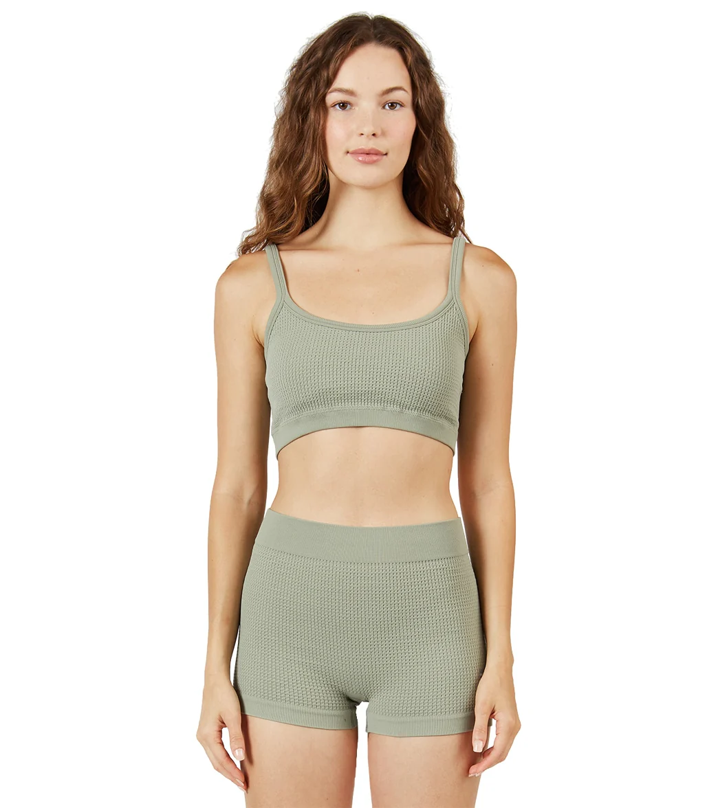 Cream Yoga Kelly Bra and Lynn Short Set - Image 5