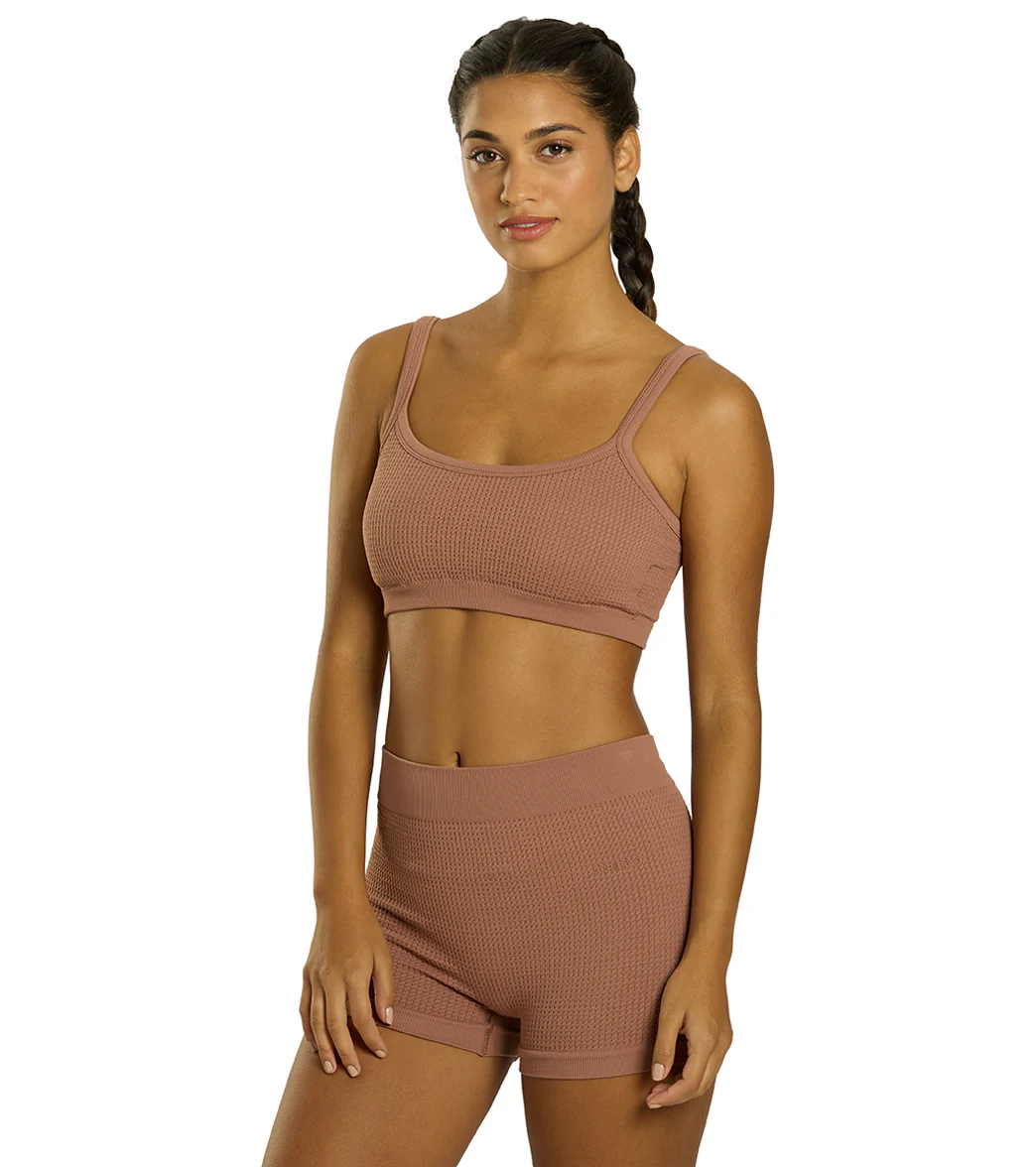 Cream Yoga Kelly Bra and Lynn Short Set - Image 9
