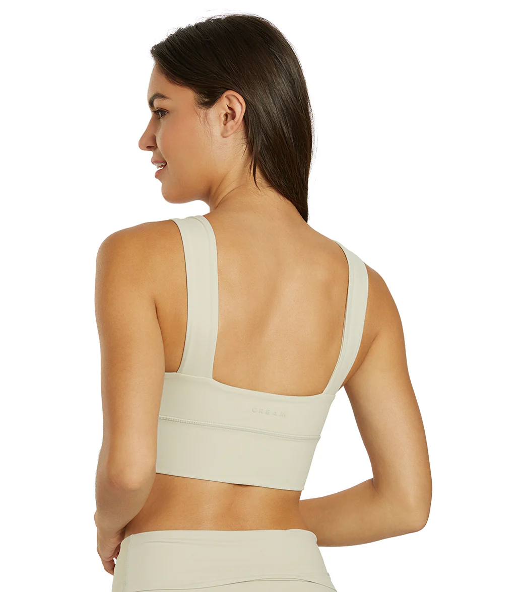 Cream Yoga Molly Bra Top - Image 3
