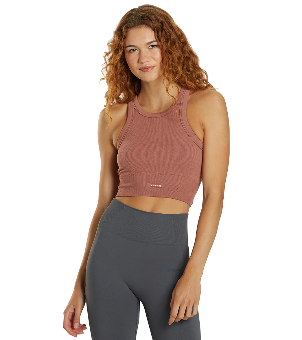 Cream Yoga Rumi Tank Top - Image 6