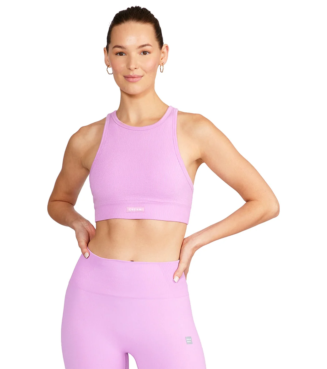 Cream Yoga Sabrina Bra - Image 6