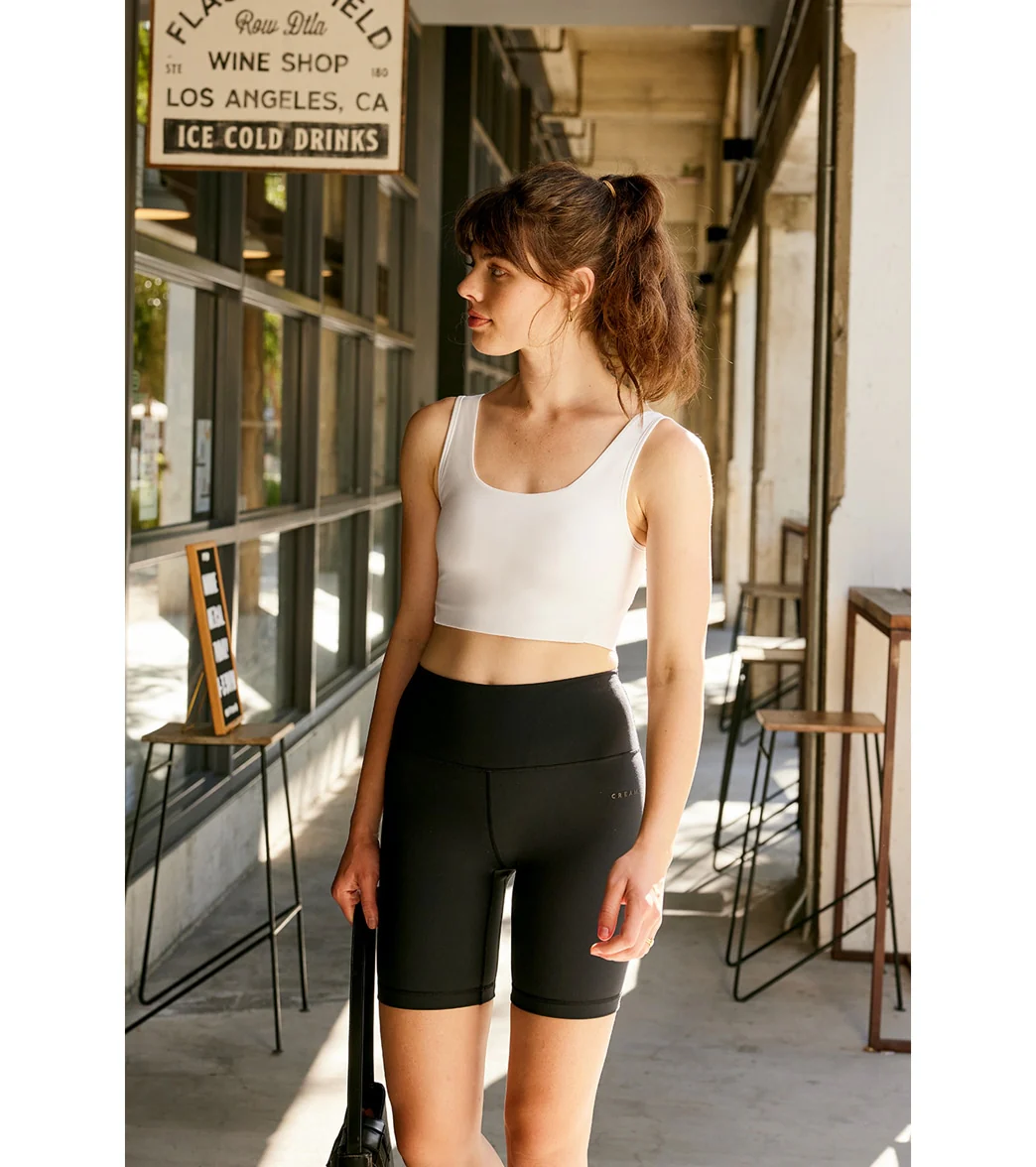 Cream Yoga Sara Bra Tank - Image 10