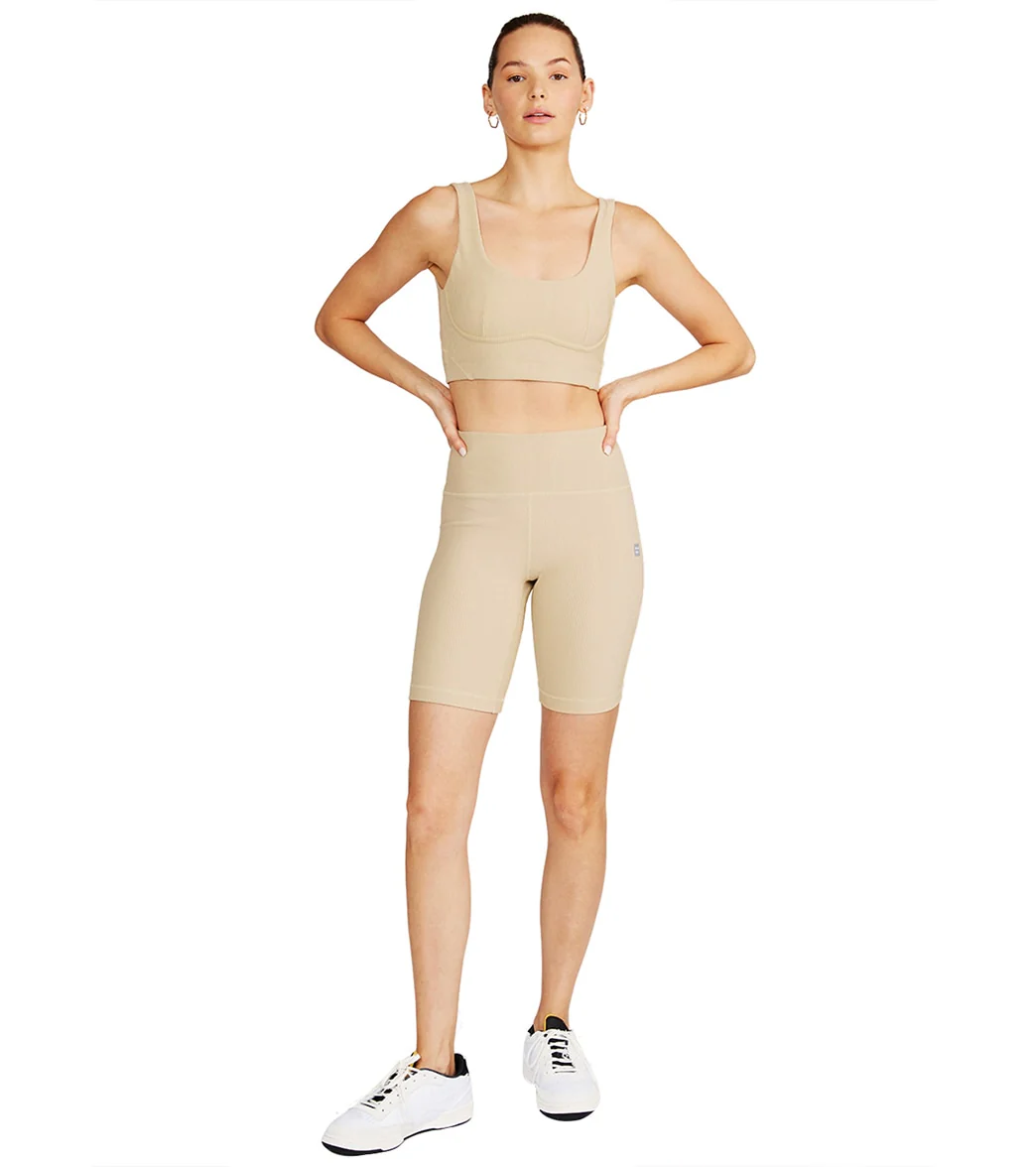 Cream Yoga Venesa Bustier Bra - Image 5