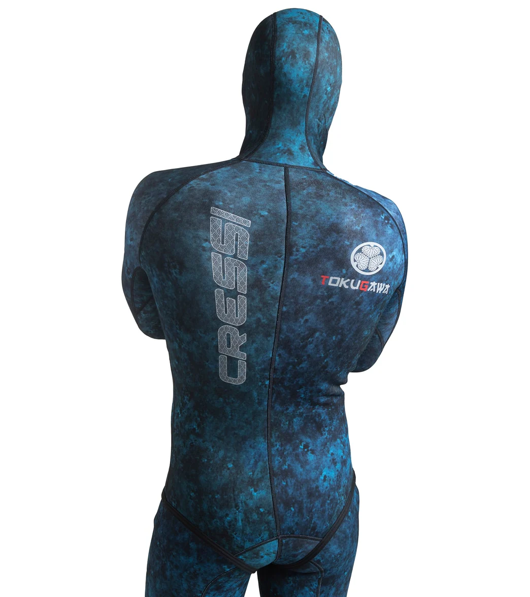 Cressi 3.5mm Tokugawa Open Cell Hooded Two Piece Wetsuit - Image 5