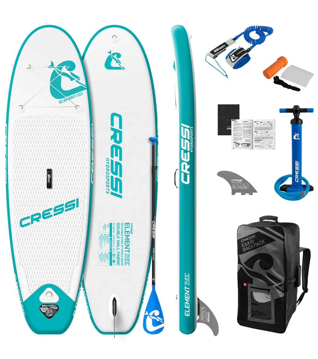 Cressi Element Small All Around 8’2’’ Inflatable SUP Set