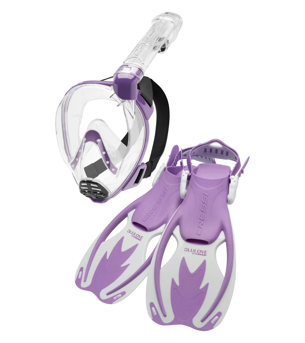 Cressi Kids' Baron Junior Snorkel Set - Image 3