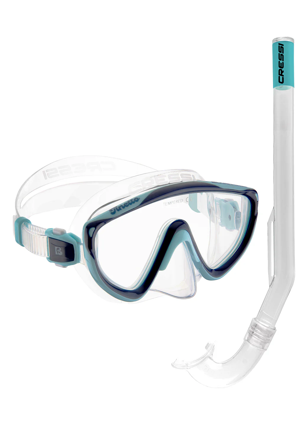 Cressi Kids' Tinetto & Mini Island Snorkle Set - Image 2