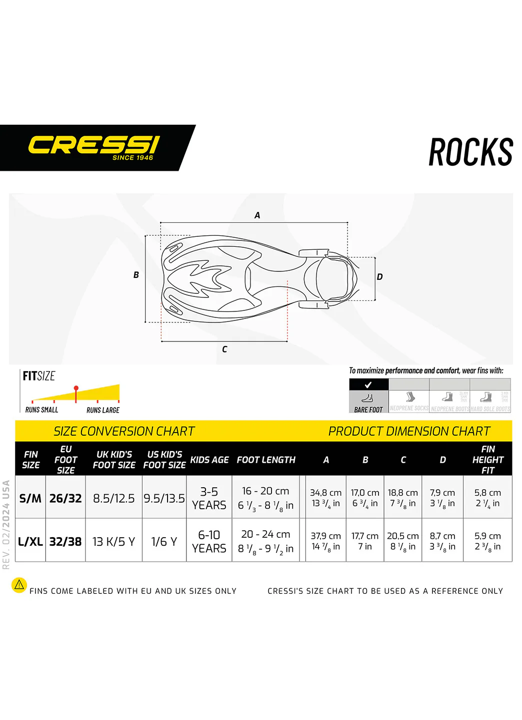 Cressi Kids' Tinetto Rocks Snorkle Dry Set - Image 13