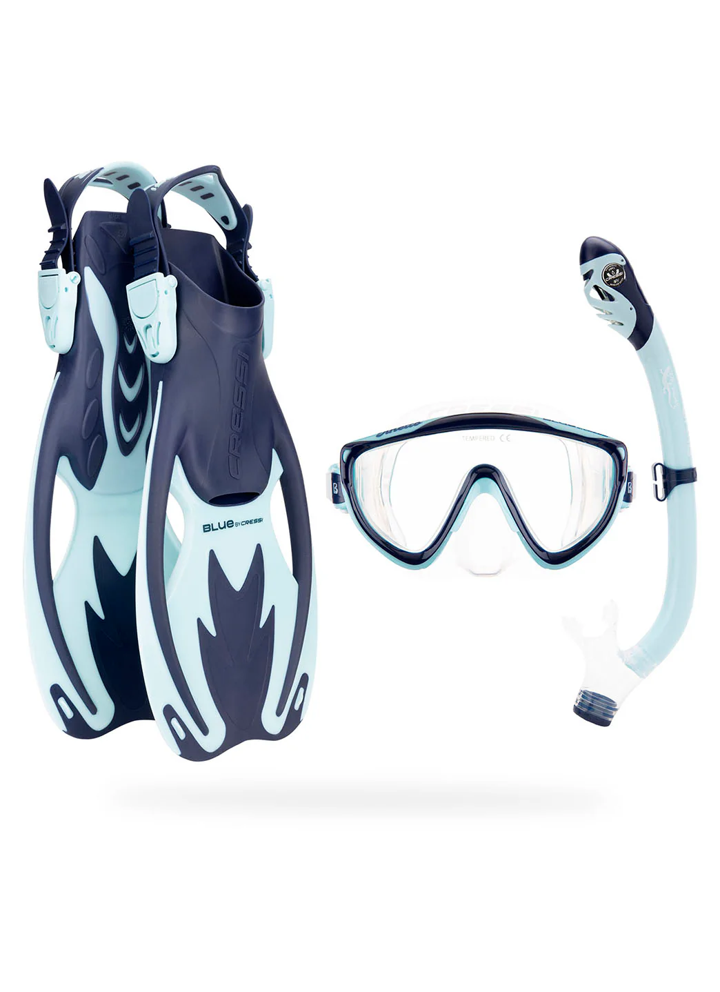Cressi Kids' Tinetto Rocks Snorkle Dry Set - Image 2