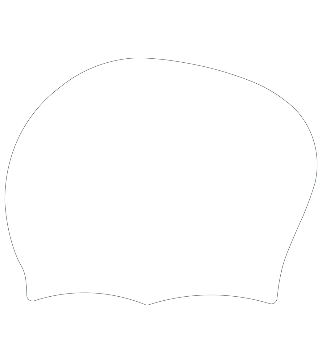 Custom Long Hair Silicone Swim Cap - Image 22